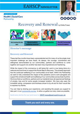 Recovery and Renewal by Eddie Fraser