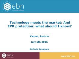And IPR Protection: What Should I Know?