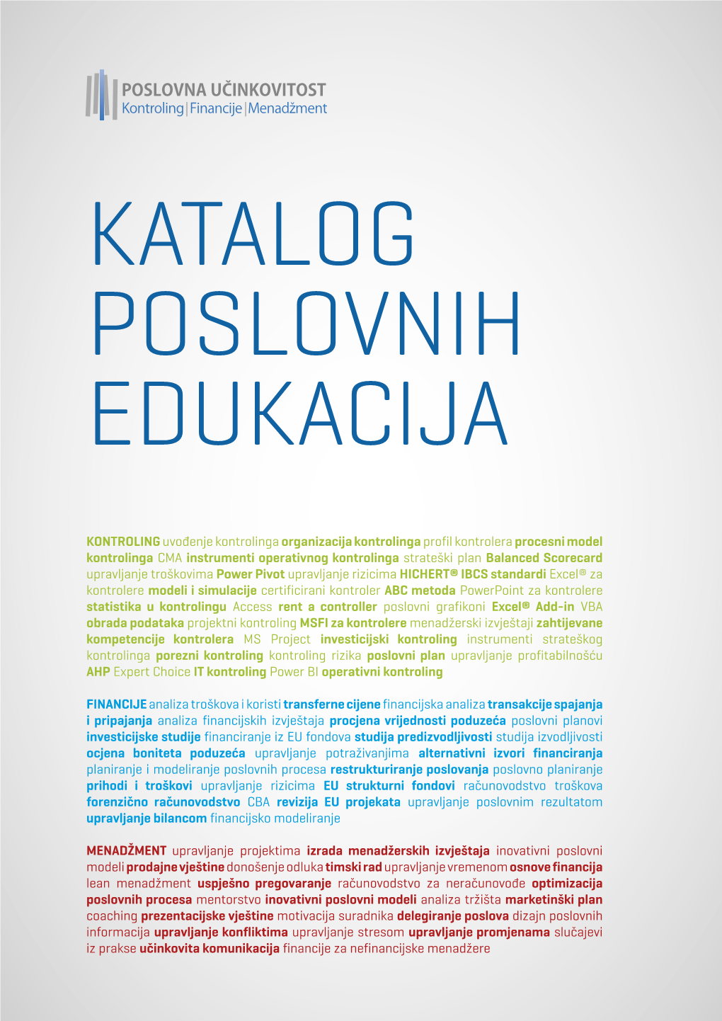 Katalog Poslovnih Edukacija