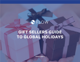 Gift Sellers Guide to Global Holidays