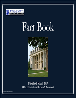 Athens State University 2017 Fact Book I