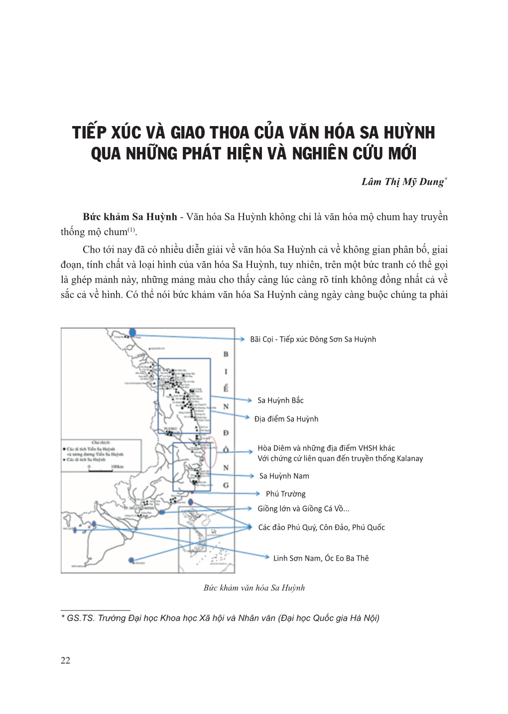 Tiếp Xúc Và Giao Thoa Của Văn Hóa Sa Huỳnh Qua Những Phát Hiện Nghiên