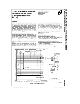 32-Bit Bus Master Ethernet Interface for the 68030