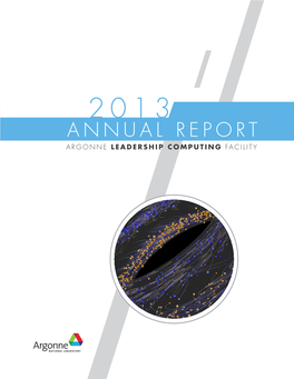 ALCF 2013 Annual Report Pdf (15.04 MB) Download
