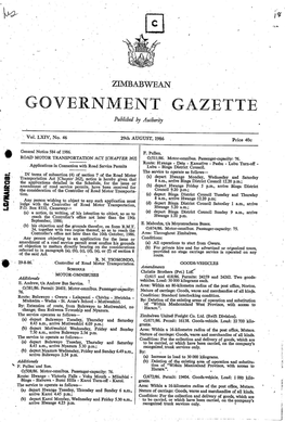 Government Gazette |