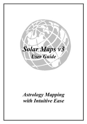 Solar Maps V3 User Guide