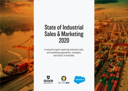 State of Industrial Sales & Marketing 2020