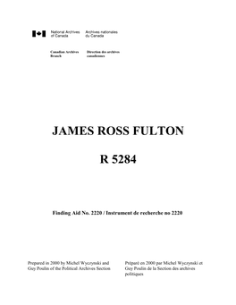 James Ross Fulton R 5284