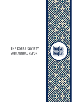 The Korea Society 2018 Annual Report