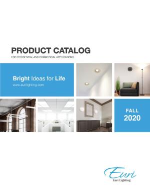Product Catalog for Residential and Commercial Applications