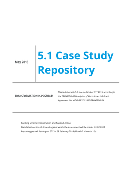 5.1 Case Study Repository