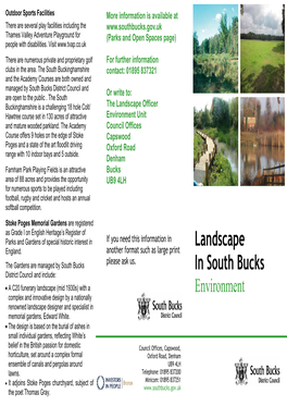 Landscape Leaflet FINAL July 2012