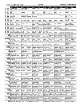 Sunday Morning Grid 7/21/19 Latimes.Com/Tv Times