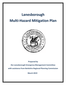 Lanesborough Multi-Hazard Mitigation Plan