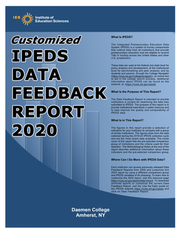 Data Feedback Report 2020