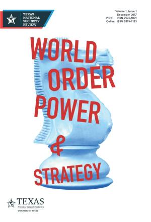 World Order Power and Strategy.Pdf (9.473Mb)