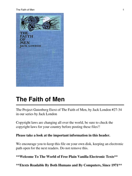 The Faith of Men 1