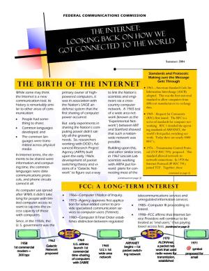 The Internet: Looking Back on How We Got Connected to the World