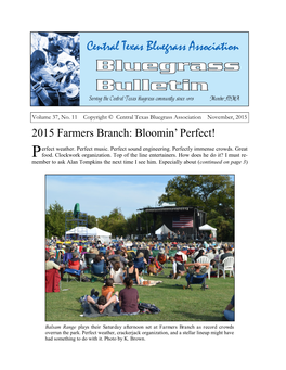 2015 Farmers Branch: Bloomin’ Perfect!