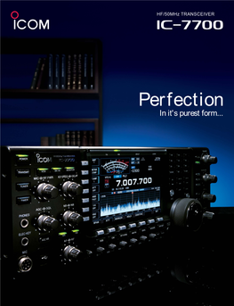 IC-7700 Brochure