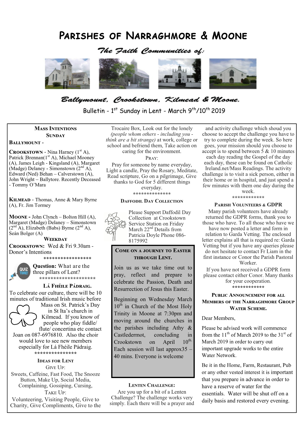 Parishes of Narraghmore & Moone