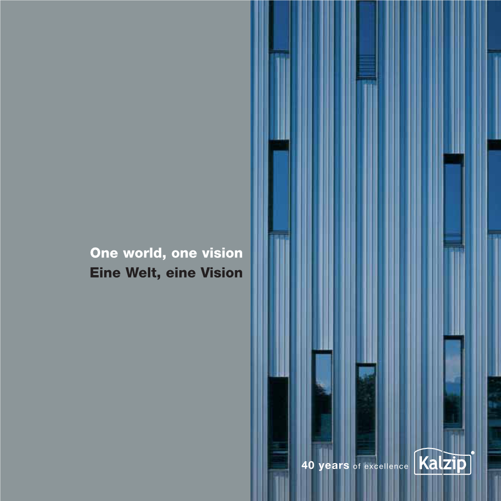 One World, One Vision Eine Welt, Eine Vision One World, One Vision Corus One World 14.02.2008 17:33 Uhr Seite 136 Corus One World 14.02.2008 17:11 Uhr Seite 1