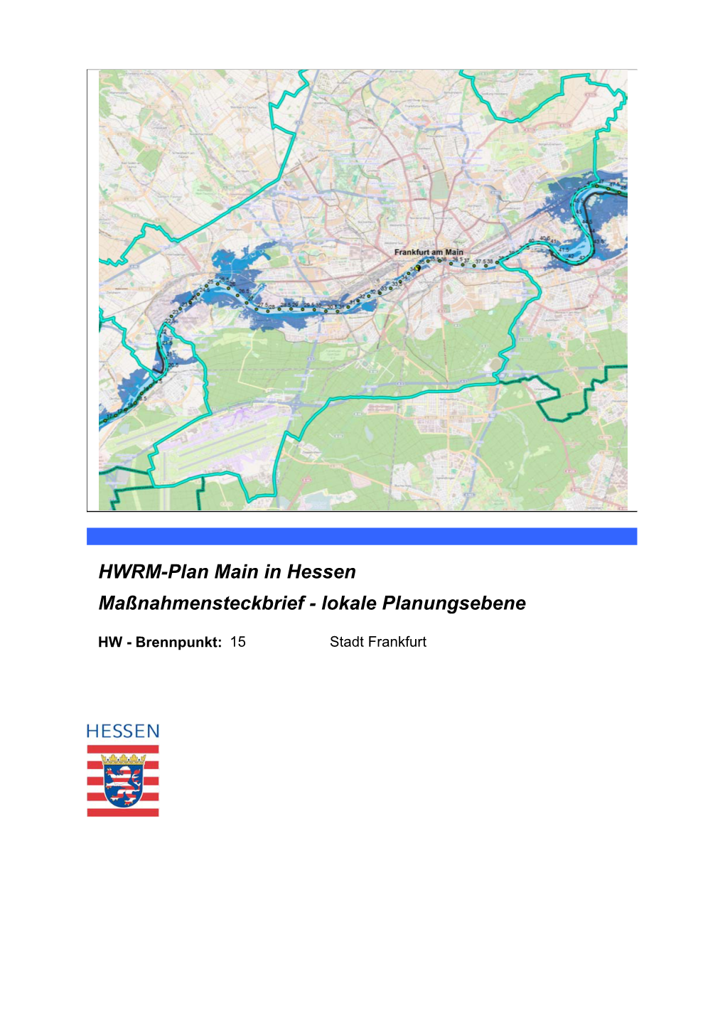 HWRM-Plan Main in Hessen Maßnahmensteckbrief - Lokale Planungsebene