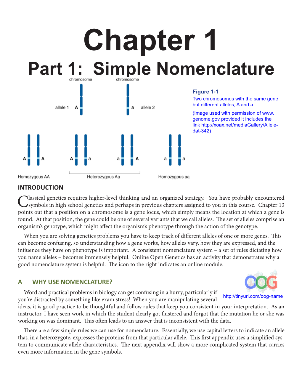 Chapter 1 Part 1: Simple Nomenclature