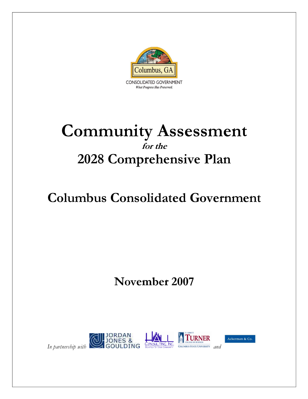 Community Assessment November 2007