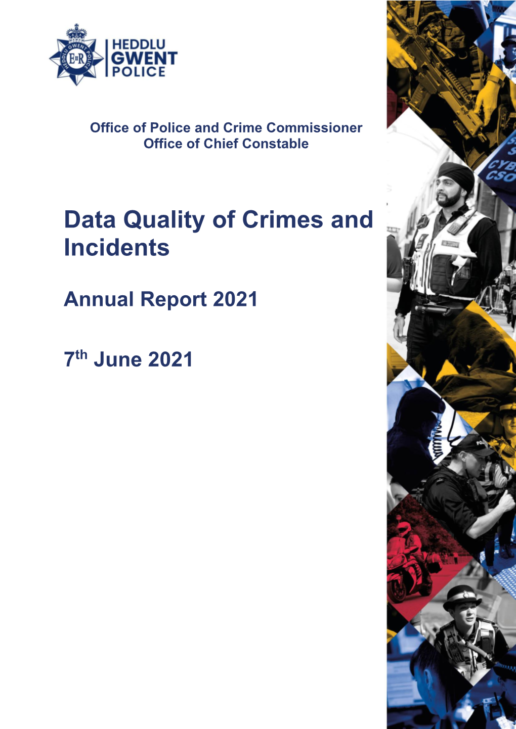 Data Quality of Crimes and Incidents