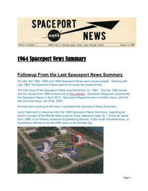 1964 Spaceport News Summary Final