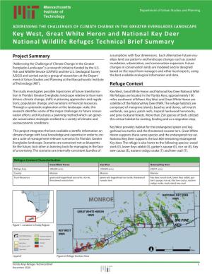 Key West, Great White Heron and National Key Deer National Wildlife Refuges Technical Brief Summary
