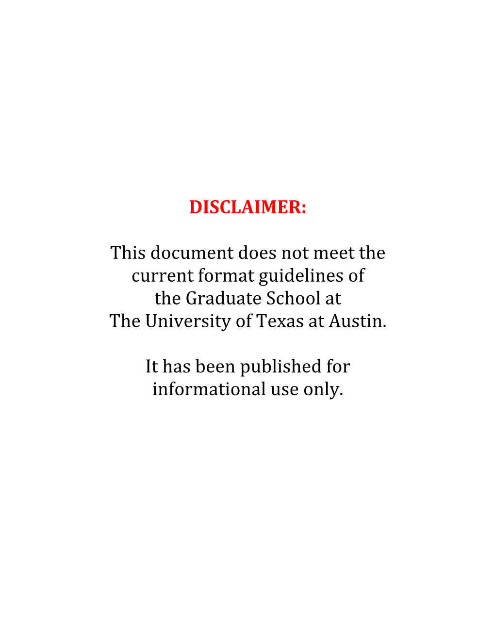 Master Document Template