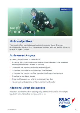 Going Diving