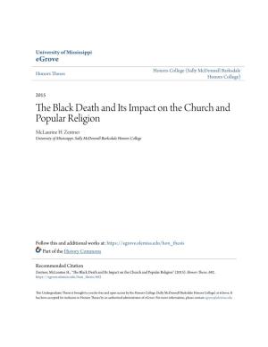 The Black Death and Its Impact on the Church and Popular Religion