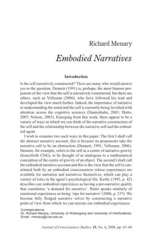 Embodied Narratives