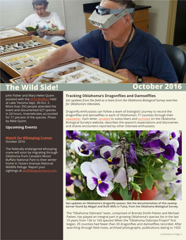 October 2016 the Wild Side!