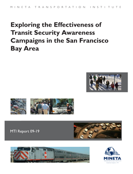 Exploring the Effectiveness of Transit Security Awareness Campaigns In