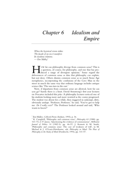 Chapter 6 Idealism and Empire