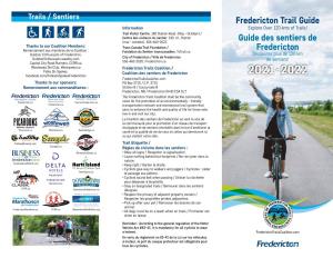 Fredericton Trail Guide Guide Des Sentiers De Fredericton