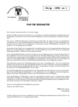 Van De Redaktie