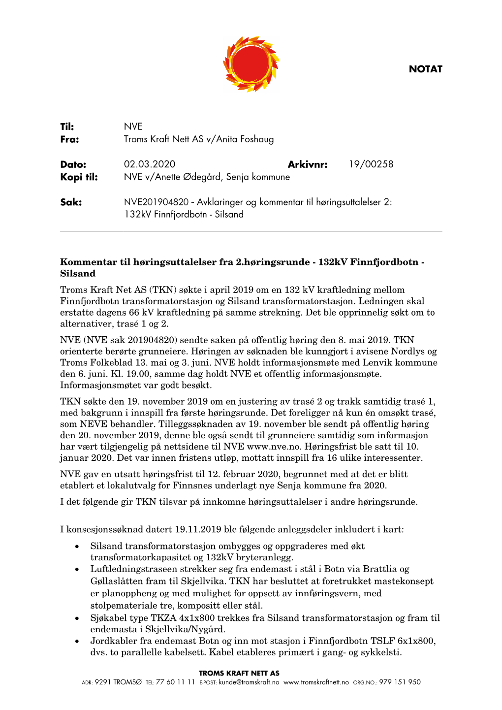 132Kv Finnfjordbotn - Silsand