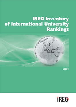IREG Inventory of International University Rankings