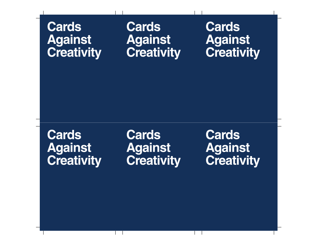 Cards Against Creativity
