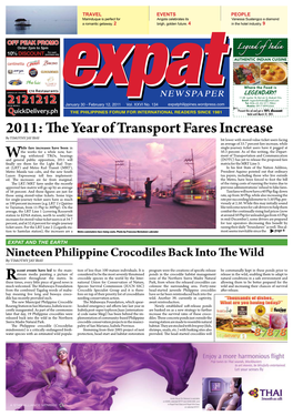 2011: the Year of Transport Fares Increase