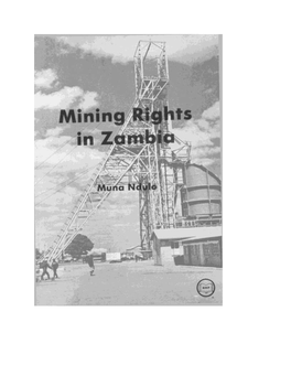 Mining Rights in Zambia