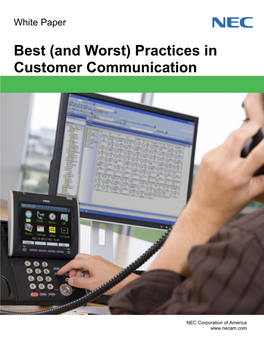 Best (And Worst) Practices in Customer Communications