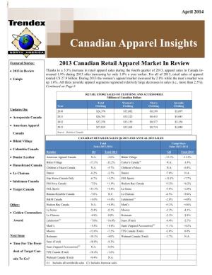 Canadian Apparel Insights