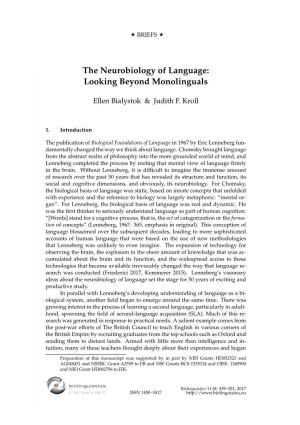 The Neurobiology of Language: Looking Beyond Monolinguals