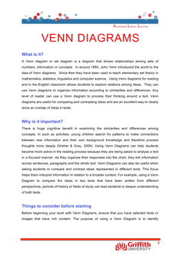 Venn Diagrams